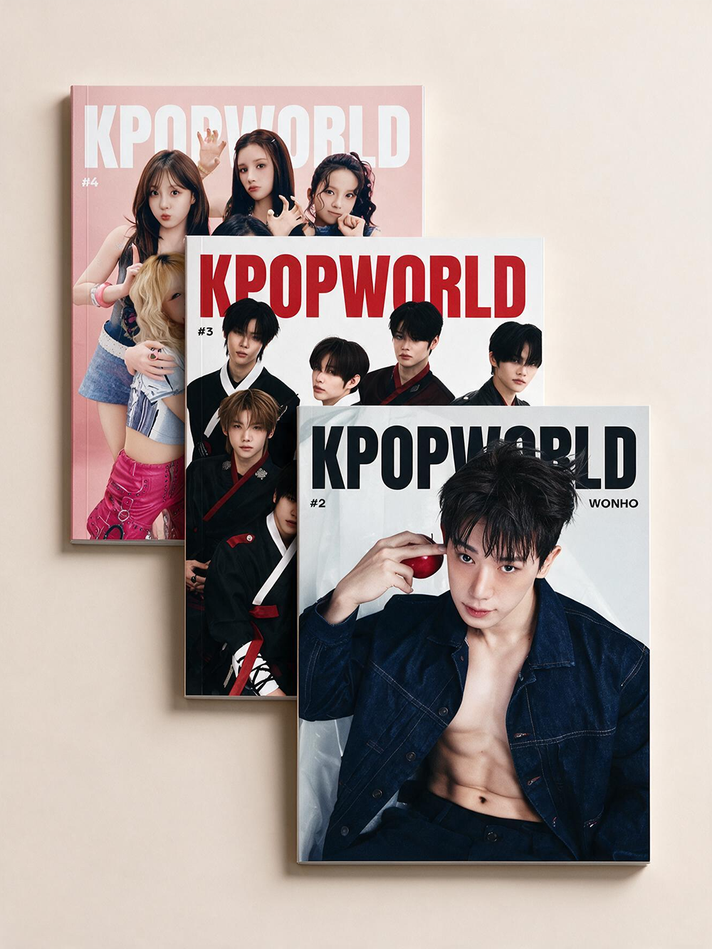 3 Magazine set