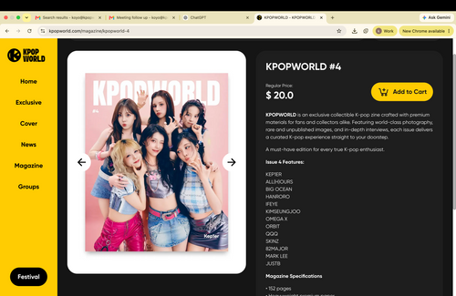 4 Magazine bundle